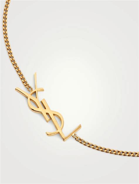 bracelet yves saint laurent duo|Saint Laurent necklaces.